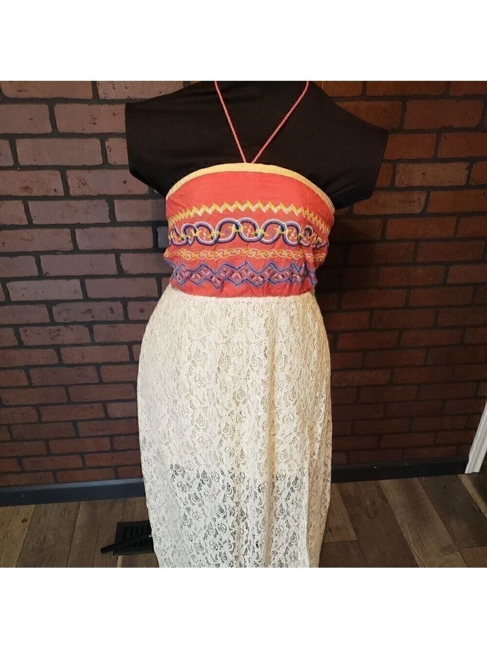 Flying Tomato Lace Maxi Dress